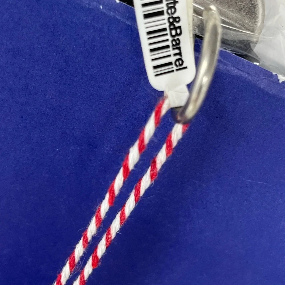 Crate & Barrel Paper Machete Snowman ornament